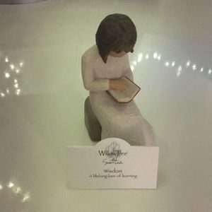 Hand Carved Prayer Figurine
